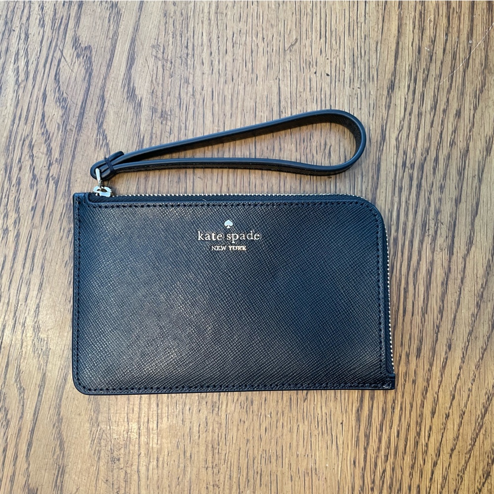 kate spade Black Wristlet